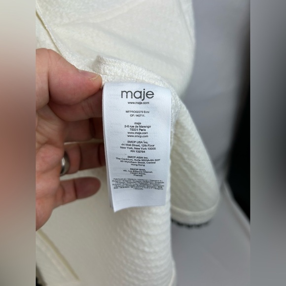 Authentic Maje Ritosio Tweed Short Dress size EU 38 US 6 NWTs and Receipt - Picture 8 of 10